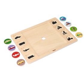 2-in-1 Puzzle Fahrzeuge - Puzzle und Spiel Finde den Schatten