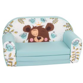 Baby sofa Schlafen teddybär - türkis