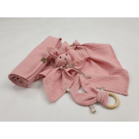 Baby-Musselin-Set - rosa, TOLO