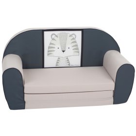Baby sofa Tiger - grau, Delta-trade
