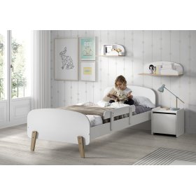 Kinderbett Kiddy - Weiß, VIPACK FURNITURE