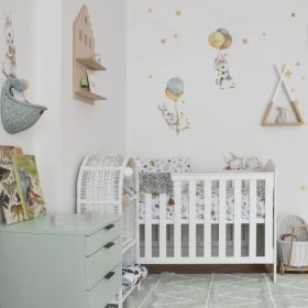 Dekoration  Wand DEKORNIK Happy kaninchen white, Dekornik