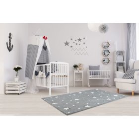 Kinderteppich HEAVEN silbergrau/weiß, LIVONE