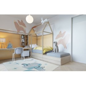 Kinder Teppich Fox Creme-, F.H.Kabis