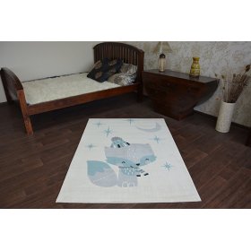 Kinder Teppich Fox Creme-