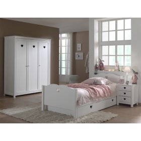 Kinder Bett Amori 200x90 cm, VIPACK FURNITURE