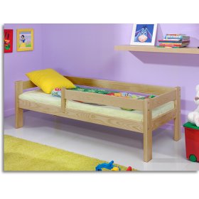 Kinderbett Paul mit Rausfallschutz - Buche