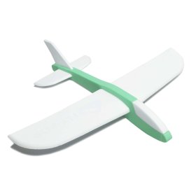 FLY-POP Wurfflugzeug - grün, VYLEN