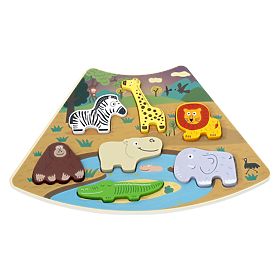 2Kids Toys Holzpuzzle Kreis verbindbar 6 in 1