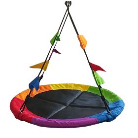 2Kids Toys Schaukel Storchennest mit bunten Fahnen
