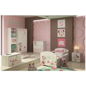 Baby bett se barriere - Minnie Mouse - dekor norwegisch kiefer