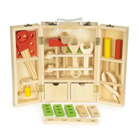 Werkzeugset aus Holz für Kinder