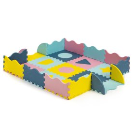 Schaumstoffunterlage - Puzzle in Pastellfarben