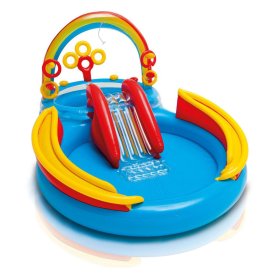 Planschbecken mit RAINBOW-Rutsche, INTEX