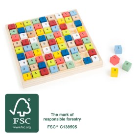 Small Foot Sudoku-Farbwürfel aus Holz, Small foot by Legler