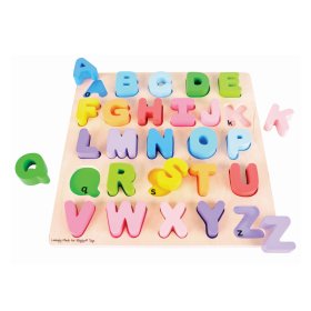 Bigjigs Baby Alphabet Großbuchstaben, Bigjigs Toys