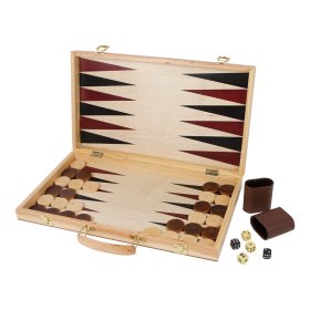 Small Foot Case für Schach und Backgammon, small foot