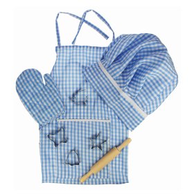 Bigjigs Toys Blue Chef-Set, Bigjigs Toys