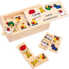 Small Foot Holzspiele Domino Farm kleiner, Small foot by Legler