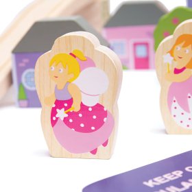 Bigjigs Rail Große Prinzessinnen-Eisenbahn aus Holz, Bigjigs Rail