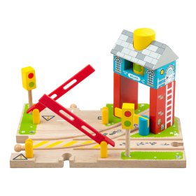 Bigjigs Rail Barriers mit Schild, Bigjigs Rail