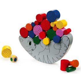 Small Foot Motorspiel aus Holz Balancierende Katze, Small foot by Legler
