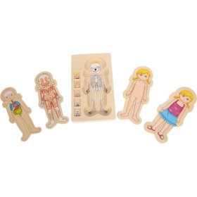 Small Foot Anatomie-Puzzle aus Holz, Small foot by Legler