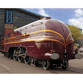 Bigjigs Rail Replik Lokomotive Duchess of Hamilton + 3 Gleise, Bigjigs Rail