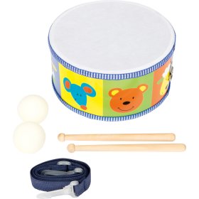 Small Foot Kindermusikinstrumente aus Holz Trommeltiere, Small foot by Legler