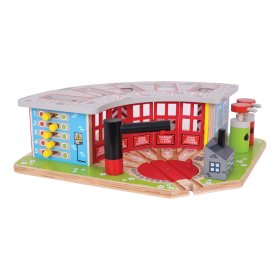 Bigjigs Rail Exklusives Depot für 5 Züge, Bigjigs Rail