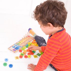 Bigjigs Toys Puzzle-Brett mit Zahlen, Bigjigs Toys