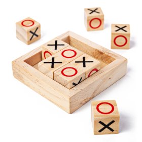 Bigjigs Toys Tic-Tac-Toe-Blöcke aus Holz