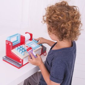 Bigjigs Toys Holzkasse rot, Bigjigs Toys