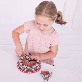 Bigjigs Toys Schokoladenkuchen schneiden, Bigjigs Toys