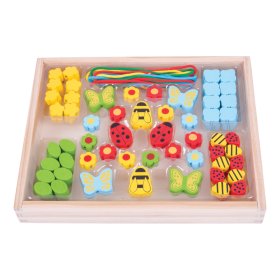 Bigjigs Toys Perlenschnur Wiese, Bigjigs Toys