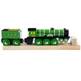 Bigjigs Rail Hölzerne Nachbildung der Flying Scotsman-Lokomotive, Bigjigs Rail