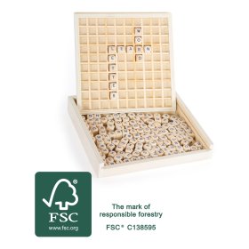 Small Foot Holzspiel Erstellen mit Buchstaben, Small foot by Legler