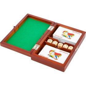 Small Foot Spielwürfel und Karten in einer Holzkiste, Small foot by Legler
