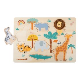 Small Foot Insert Holzpuzzle Safari, Small foot by Legler