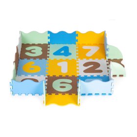 Pädagogische Schaumstoffmatte für Kinder - Zahlenpuzzle, IPLAY