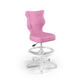 Ergonomischer Kinder-Schreibtischstuhl, eingestellt auf eine Höhe von 119–142 cm – rosa, ENTELO