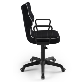 Bürostuhl einstellbar auf eine Höhe von 159 - 188 cm - Schwarz