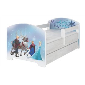 Kinderbett mit Rausfallschutz - Frozen 