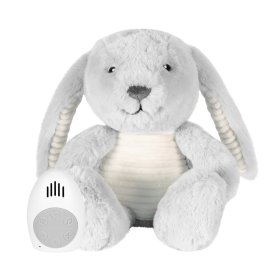 Grauer Hase mit FLOW-Herzschlag, FLOW