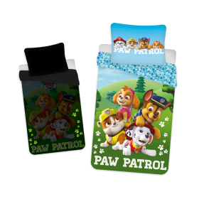 Bettwäsche mit Leuchteffekt Paw Patrol 140 x 200 cm + 70 x 90 cm, Sweet Home, Paw Patrol
