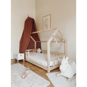 Kinderbett Hausbett Mila Classic mit Rausfallschutz