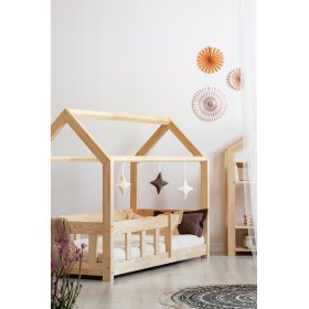 Kinderbett Hausbett Mila Classic mit Rausfallschutz, ADEKO STOLARNIA