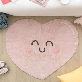 Baumwollteppich für Kinder - Happy Heart, Kidsconcept