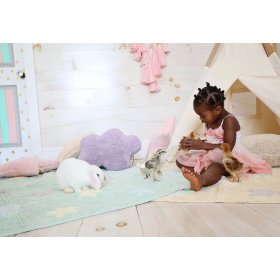 Kinderteppich mit Sternen Tricolor Stars - Soft Mint, Kidsconcept