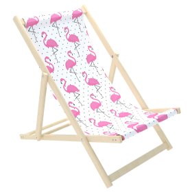 Kinder-Strandliege Flamingos